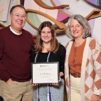 recipient with the award